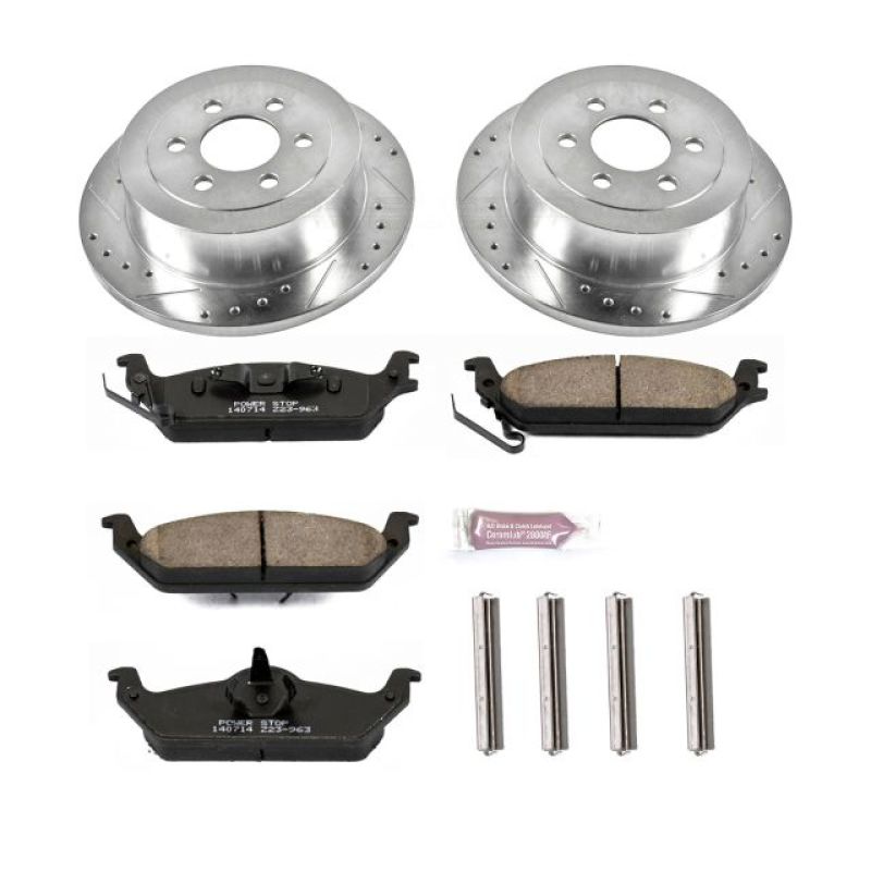 Power Stop 03-04 Dodge Dakota Rear Z23 Evolution Sport Brake Kit Brake Kits - Performance D&S PowerStop
