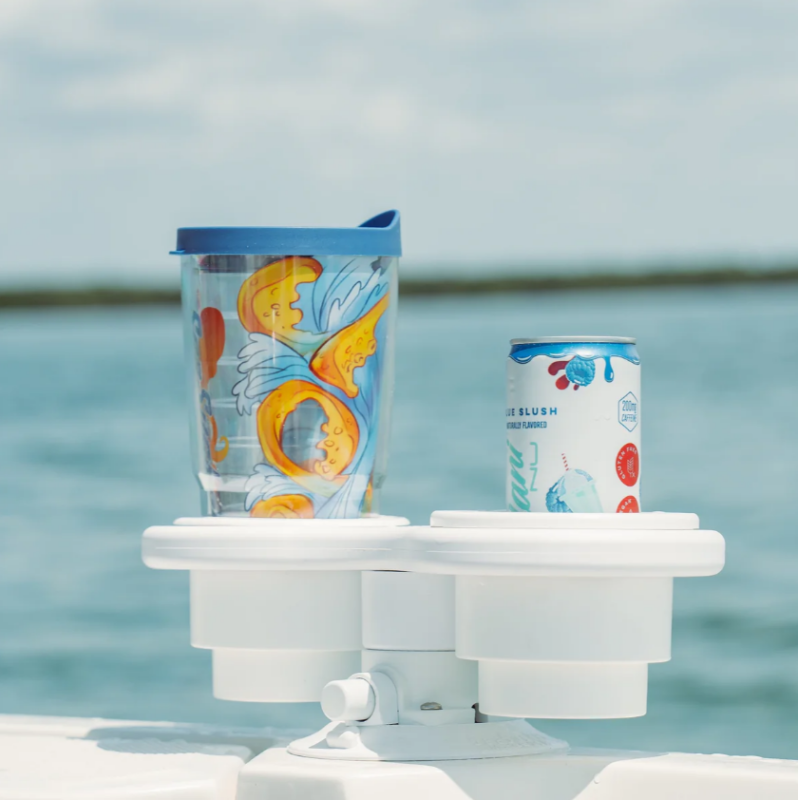 SeaSucker 2-Cup Holder Horizontal - White Cup Holders SeaSucker