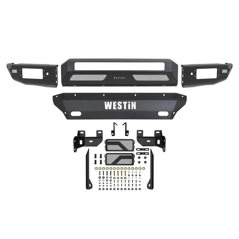 Westin 19-21 Chevrolet Silverado 1500 Pro-Mod Front Bumper - Tex. Blk Bumpers - Steel Westin