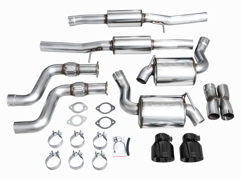 AWE 2023 Nissan Z RZ34 RWD Touring Edition Catback Exhaust System w/ Diamond Black Tips Catback AWE Tuning