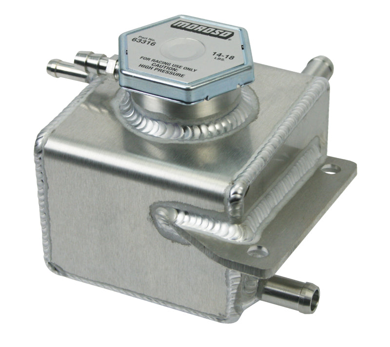 Moroso 02-07 Subaru WRX/04-19 Sti/04-08 Forester Turbo Intercooler Tank - Direct Bolt-In Replacement Expansion Tanks Moroso