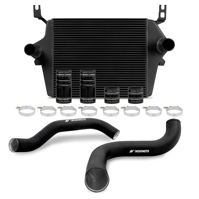 Mishimoto 99-03 Ford 7.3L Powerstroke PSD Black Intercooler Kit w/ Black Pipes Intercooler Kits Mishimoto