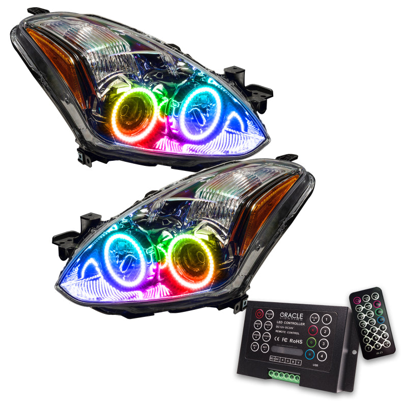 Oracle 10-12 Nissan Altima Coupe SMD HL - ColorSHIFT w/ 2.0 Controller Headlights ORACLE Lighting