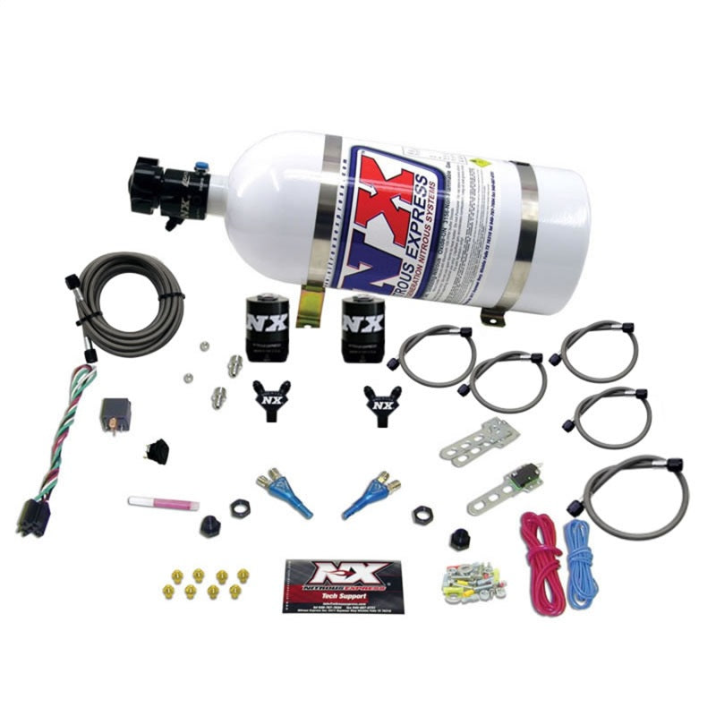 Nitrous Express 92-95 Dodge V8 TBI Dual Nozzle Nitrous Kit (50-125HP) w/10lb Bottle Nitrous Systems Nitrous Express