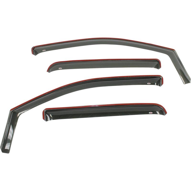 Westin 2015-2018 Chevrolet/GMC Colorado/Canyon Crew Cab Wade In-Channel Wind Deflector 4pc - Smoke Wind Deflectors Westin