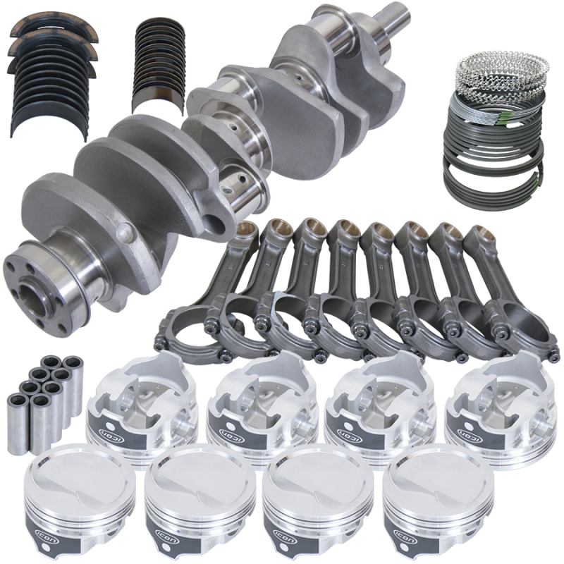 Eagle Ford 351W 4.000in Crank 6.200in I-Beam Rods -15.8cc 4.000in Pistons Rotating Assembly Rotating Assemblies Eagle