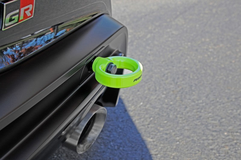 PERRIN 20-25 Toyota Supra Tow Hook Kit (Rear) - Neon Yellow Tow Hooks Perrin Performance