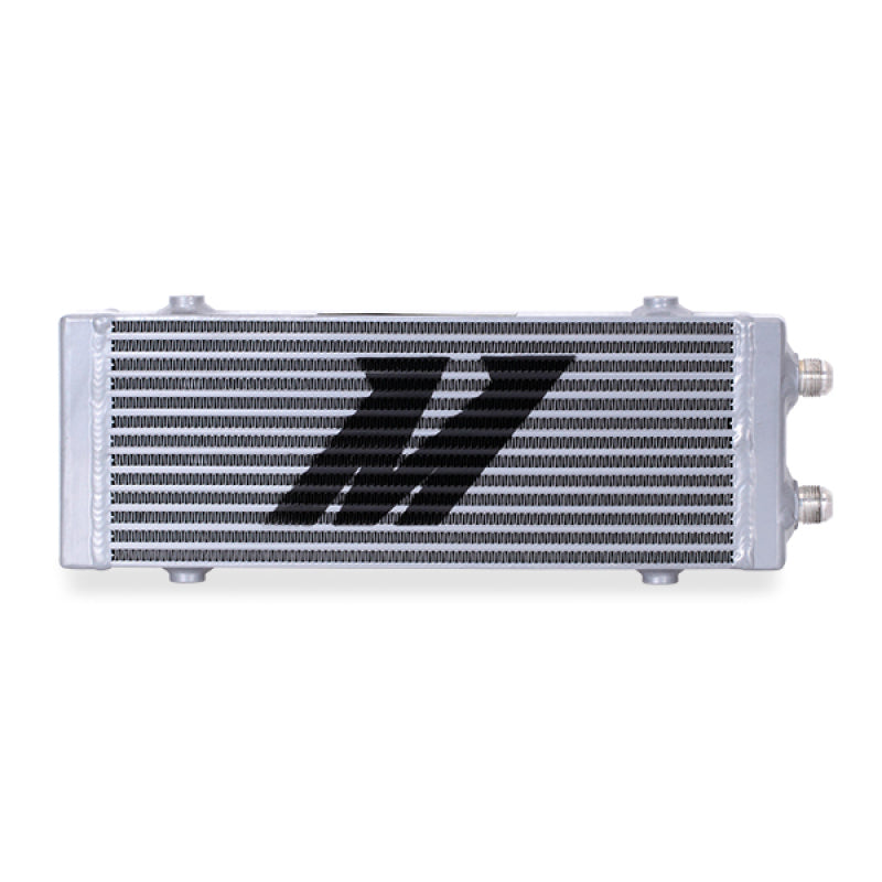 Mishimoto Universal Medium Bar and Plate Dual Pass Silver Oil Cooler Oil Coolers Mishimoto