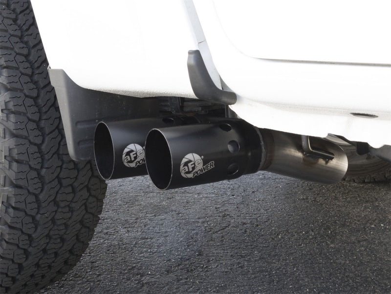 aFe Rebel Series DPF-Back 3in Side Exit SS Exhaust w/ IC Black Tip 2016 GM Colorado/Canyon 2.8L (td) DPF Back aFe