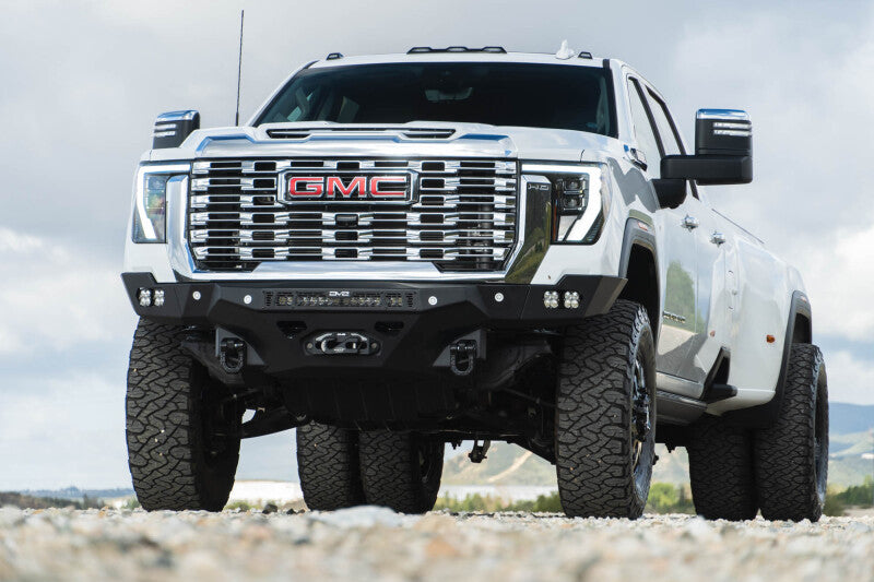 DV8 Offroad 24-26 GMC Sierra 2500/3500 Spec Series Front Bumper w/ Winch Bumpers - Steel DV8 Offroad