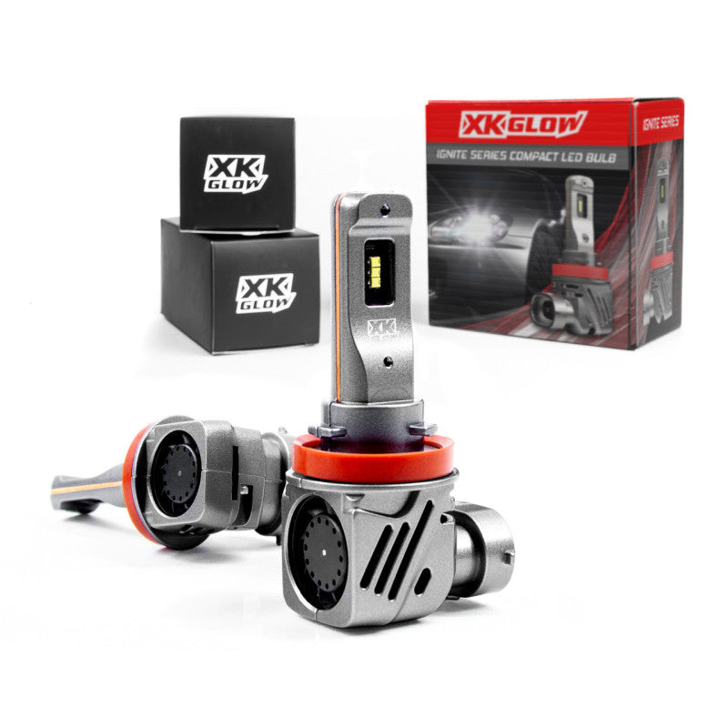 XK Glow HB3 9005 IGNITE Series Compact LED Bulb Kit Bulbs XKGLOW