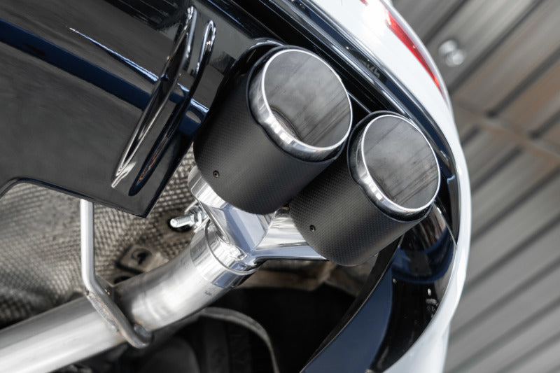 MBRP 14-17 Audi SQ5 3.0T Dual Rear Exit Axle Back w/ Quad Carbon Fiber Tips - T304 Axle Back MBRP