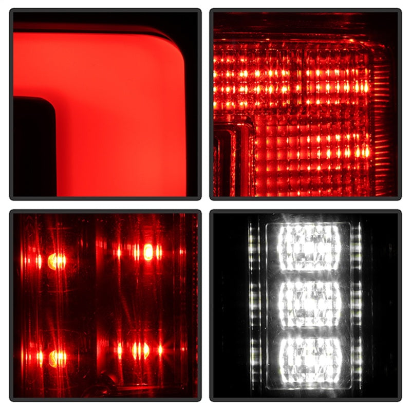 Spyder 21-23 Ford F150 (Halogen w/ Blind Spot) Full LED Tail Lights - Black (ALT-YD-FF15021HALBS-BK) Tail Lights SPYDER