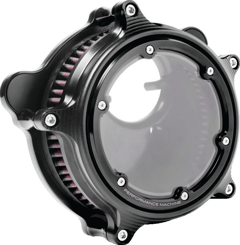 Performance Machine Vision Air Cleaner W/Bezel - Black Ops Air Filters - Direct Fit Performance Machine