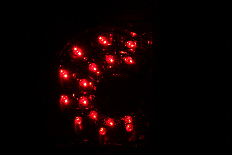 ANZO 2004-2006 Toyota Tundra LED Taillights Red/Clear Tail Lights ANZO