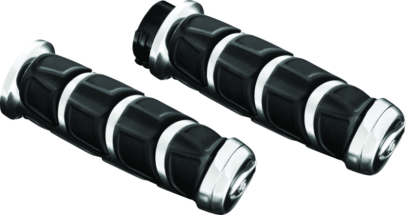 Kuryakyn Kinetic Grips Metric Chrome Grips Kuryakyn