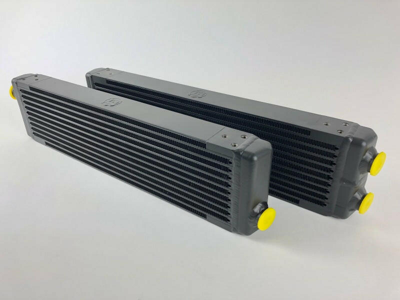 CSF Universal Signal-Pass Oil Cooler (RSR Style) - M22 x 1.5 - 24in L x 5.75in H x 2.16in W Oil Coolers CSF