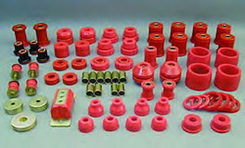 Prothane 65-70 Chevy 2dr Hard Top Total Kit - Red Bushings - Full Vehicle Kits Prothane