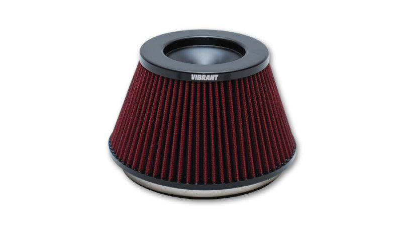 Vibrant The Classic Perf Air Filter 5in OD Conex3-5/8in Tallx6in ID Bellmouth VelocityStack10950-52 Air Filters - Universal Fit Vibrant