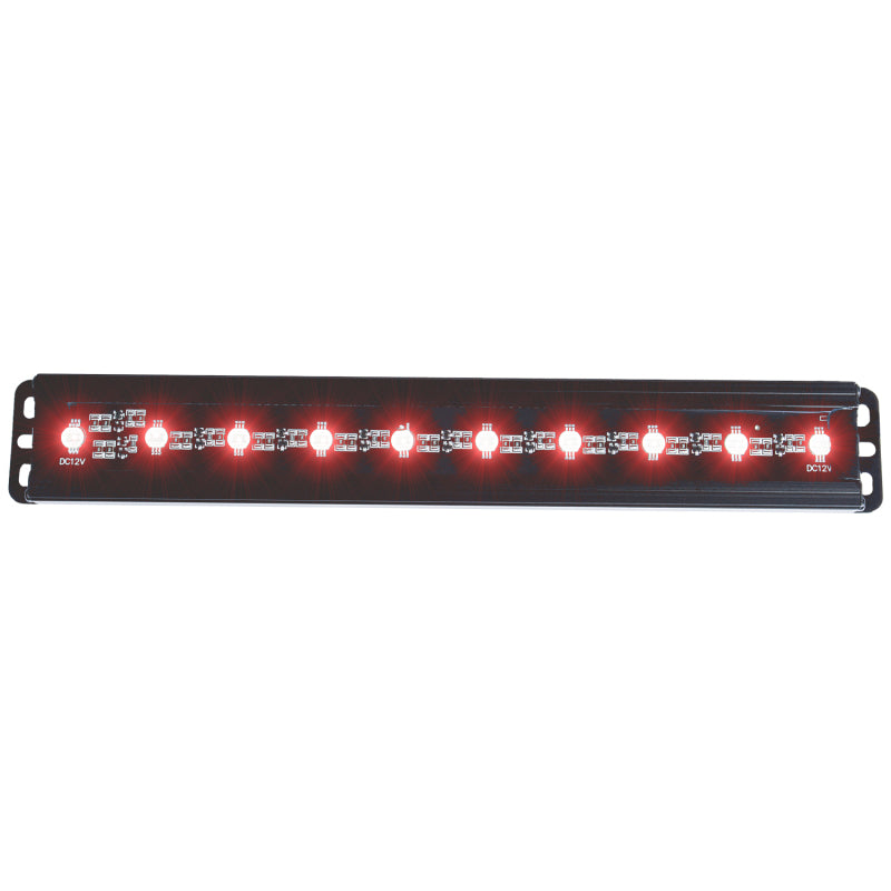 ANZO Universal 12in Slimline LED Light Bar (Red) Light Bars & Cubes ANZO