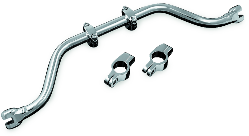 Kuryakyn Adjustable Mustache Bar For 91-17 Dyna Chrome Handlebars Kuryakyn