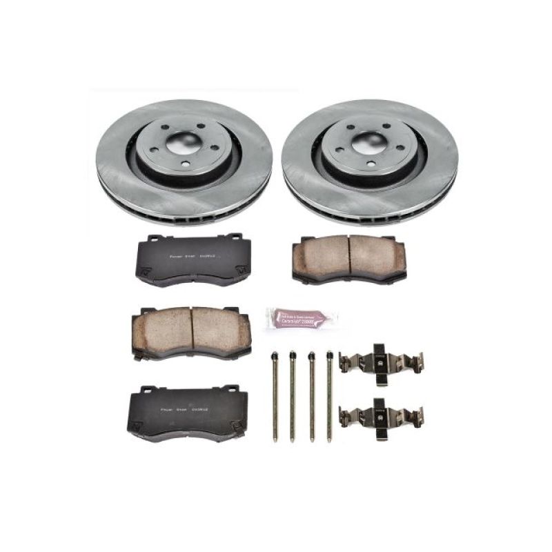 Power Stop 06-10 Jeep Grand Cherokee Front Autospecialty Brake Kit Brake Kits - OE PowerStop