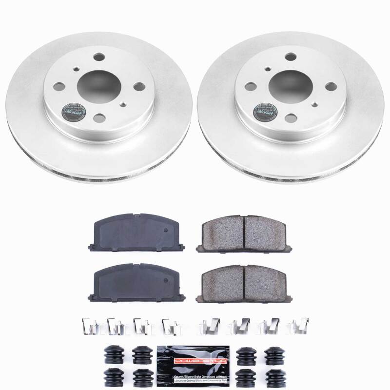 Power Stop 96-98 Toyota Paseo Front Z23 Coated Brake Kit Brake Kits - Performance D&S PowerStop