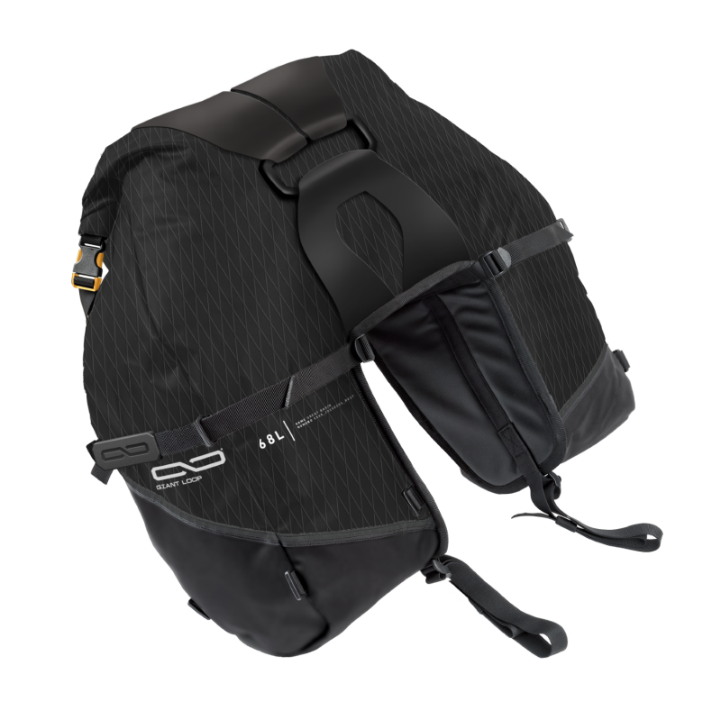 Giant Loop Great Basin Saddlebag 68L - Black Bags - Saddlebags Giant Loop