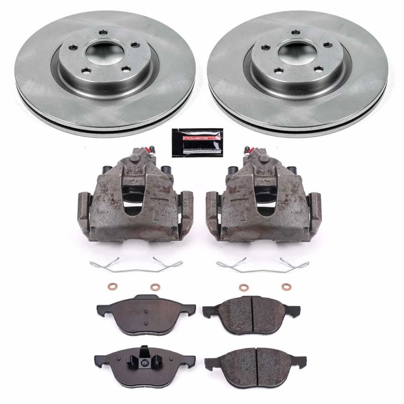 Power Stop 2017 Ford Escape Front Autospecialty Brake Kit w/Calipers Brake Kits - OE PowerStop