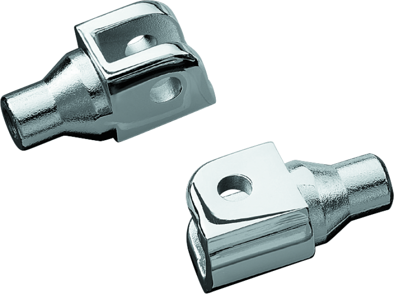Kuryakyn Tapered Peg Adapter Front Chrome Footpegs Kuryakyn