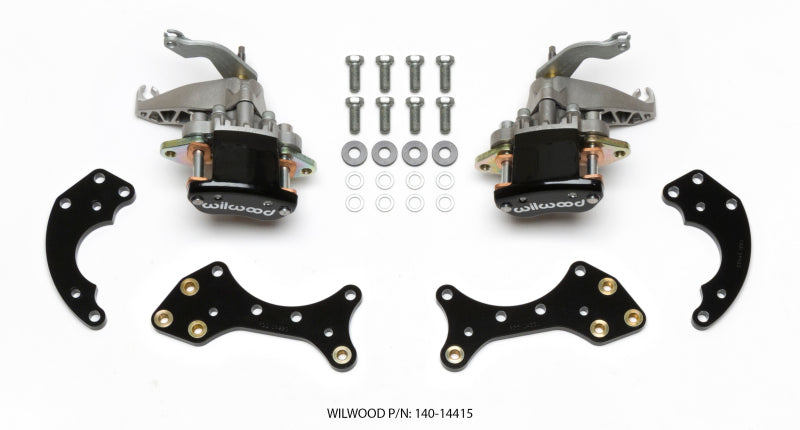 Wilwood P/S Retrofit Kit w/MC4 P-Brake Forged Dynalite Pro Street 12.19in Rear Kits Big Brake Kits Wilwood