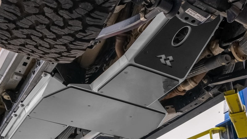 Rugged Ridge 18-23 Jeep Wrangler JLU 4dr Alum. Skid Plate for Engine/Trans - Tex. Blk Skid Plates Rugged Ridge