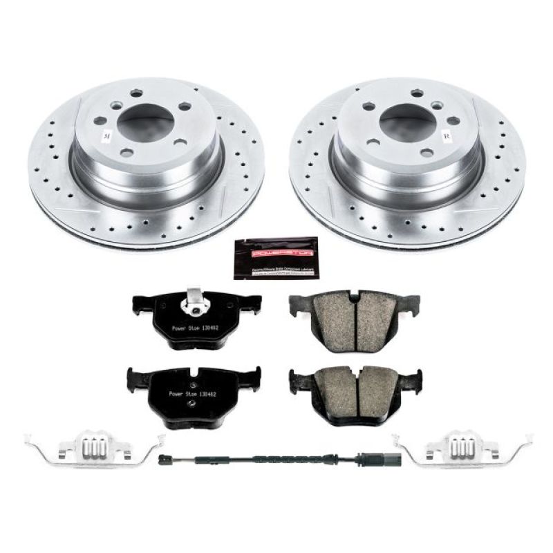 Power Stop 16-18 BMW X5 Rear Z23 Evolution Sport Brake Kit Brake Kits - Performance D&S PowerStop