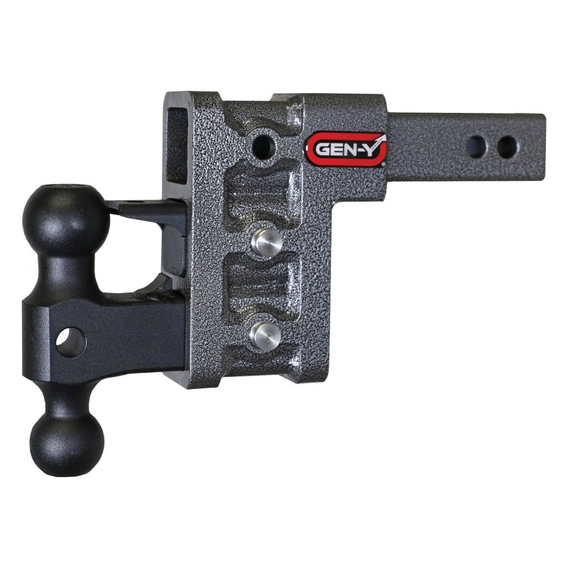 Gen-Y Mega Duty 2in Shank 5in Drop 2K TW 16K Hitch w/GH-051 Dual-Ball/GH-032 Pintle Lock Hitch Receivers GEN-Y Hitch