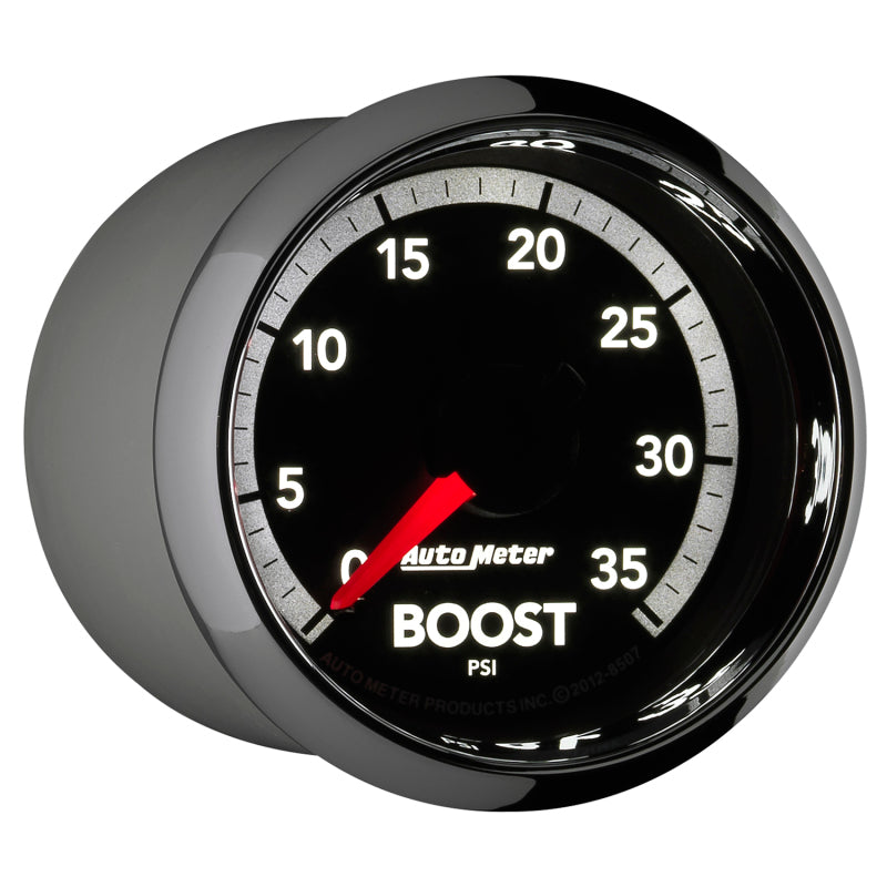 Autometer Gen4 Dodge Factory Match 52.4mm Mechanical 0-35 PSI Boost Gauge Gauges AutoMeter