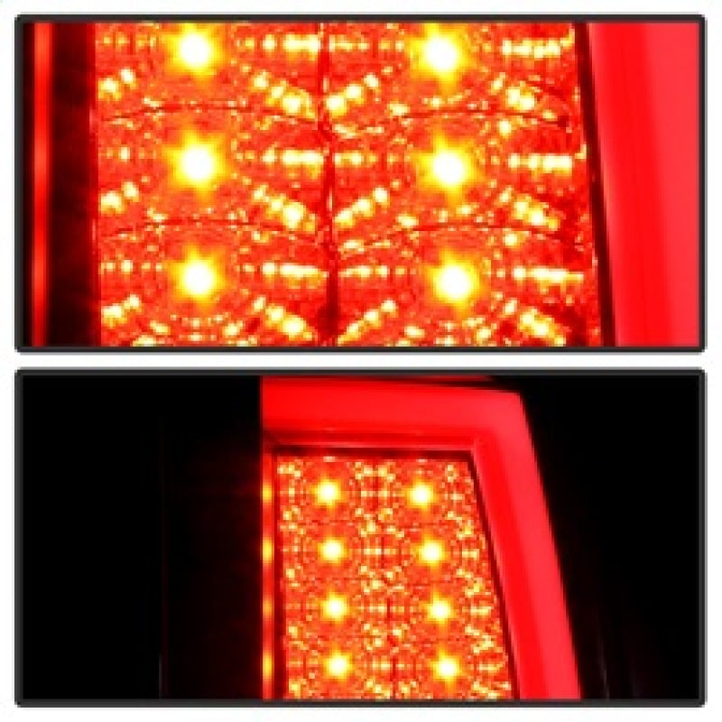 Spyder 03-06 Chevy Silverado (Does Not Fit Stepside) Version 2 LED Tail Lights - Black Smoke Tail Lights SPYDER