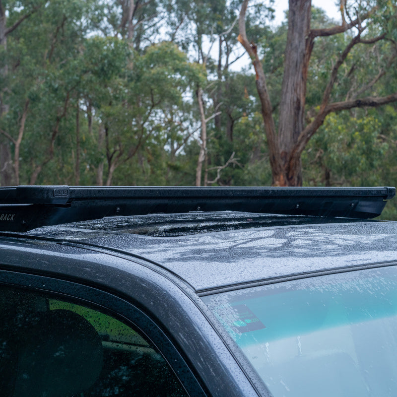 ARB Roof Rack Base with Mount Kit - Flat Rack with Wind Deflector Roof Rack ARB