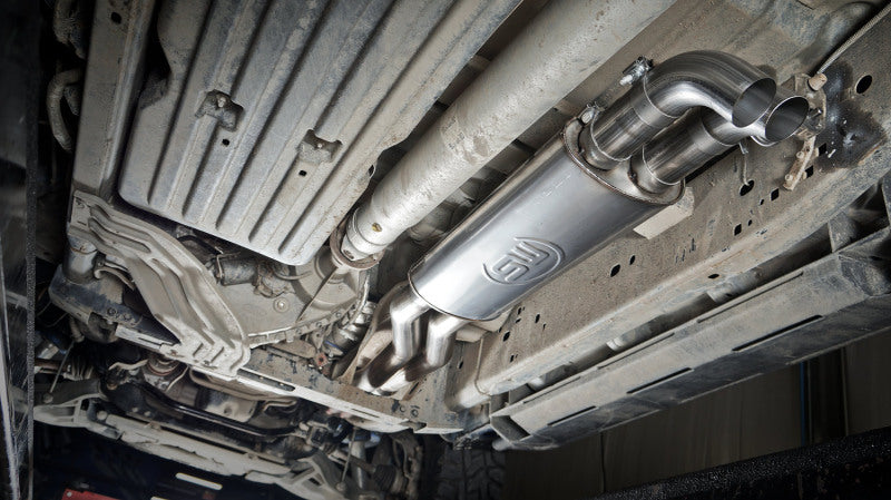 Stainless Works 2011-14 Ford F-150 Raptor Exhaust X-Pipe Resonator Dump In Front Of Rear Axle Catback Stainless Works