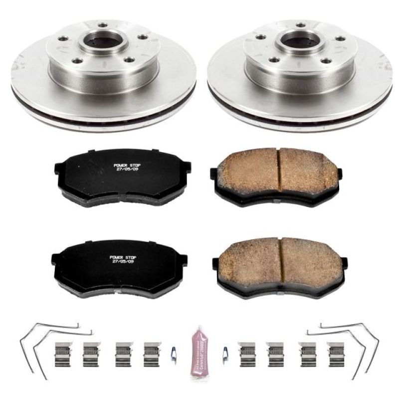 Power Stop 90-91 Mazda 929 Front Autospecialty Brake Kit Brake Kits - OE PowerStop