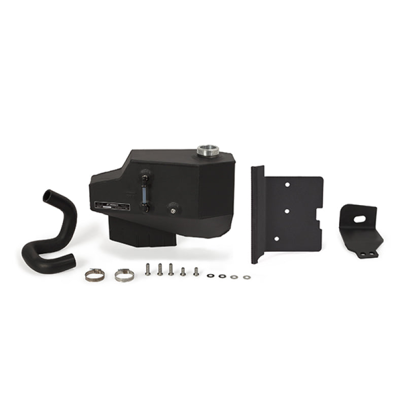 Mishimoto 08-10 Ford 6.4L Powerstroke Aluminum Degas Tank - Micro-Wrinkle Black Cooling Packages Mishimoto