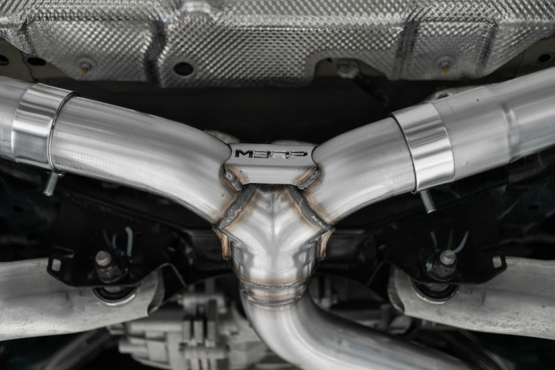 MBRP 2021+ Ford Bronco Sport (1.5L / 2.0L EcoBoost) 2.5in Res-Back Exhaust - Dual Rear - Alum. Steel Catback MBRP