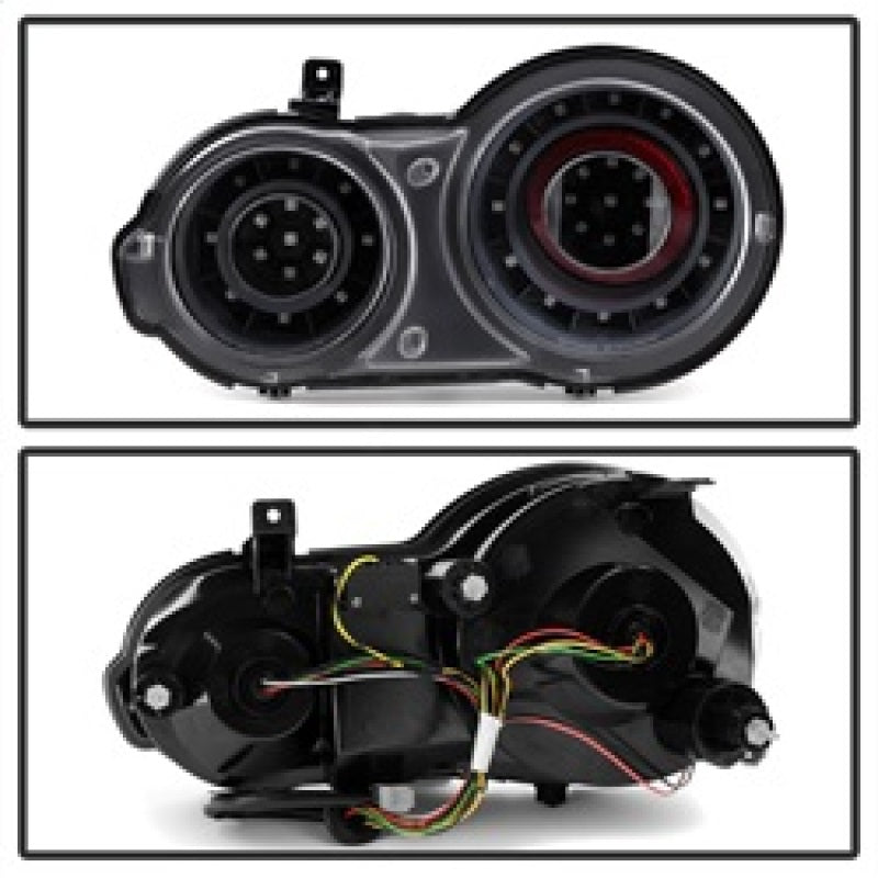 Spyder 09-15 Nissan GTR LED Tail Lights Black ALT-YD-NGTR09-LED-BK Tail Lights SPYDER