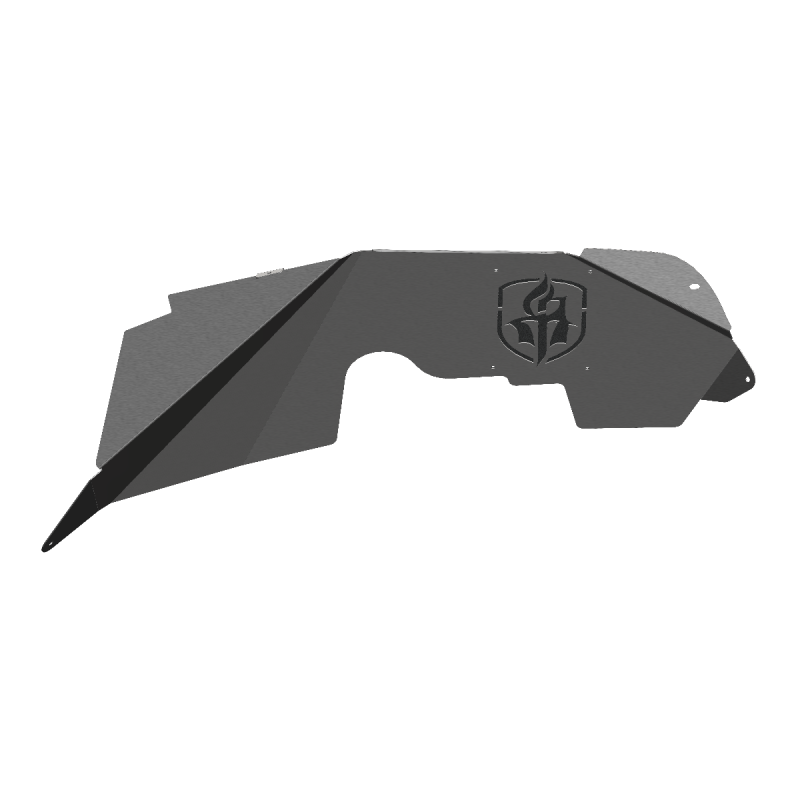 Road Armor 07-18 Jeep Wrangler JK Stealth Front Fender Liner Body Armor - Raw Bumpers - Steel Road Armor