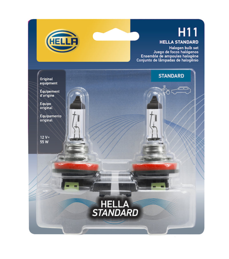 Hella Bulb H11 12V 55W Pgj192 T4 (2) Bulbs Hella
