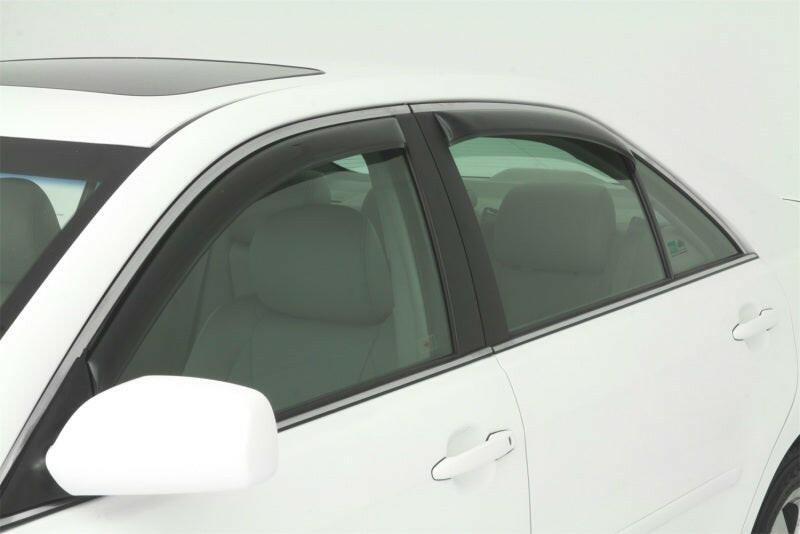 AVS 07-11 Toyota Camry Ventvisor In-Channel Front & Rear Window Deflectors 4pc - Smoke Wind Deflectors AVS