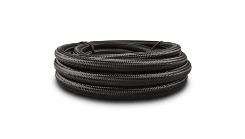 Vibrant Black Nylon Braided Flex Hose w/PTFE Liner AN -10 (150ft Roll) Hoses Vibrant