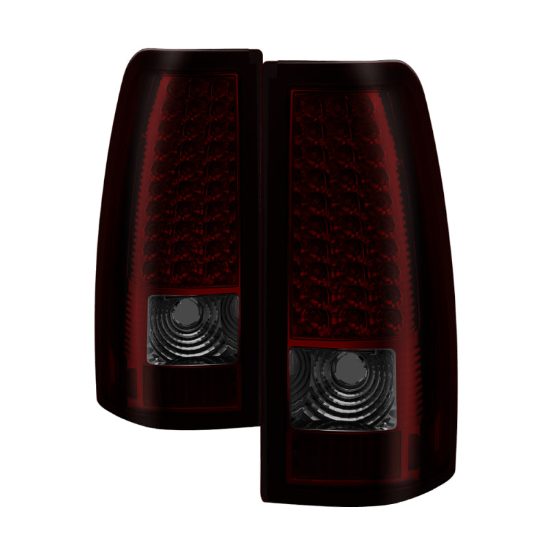 xTune Chevy Silverado 1500/2500/3500 99-02 LED Tail Lights Red Smoke ALT-ON-CS99-LED-RS Tail Lights SPYDER