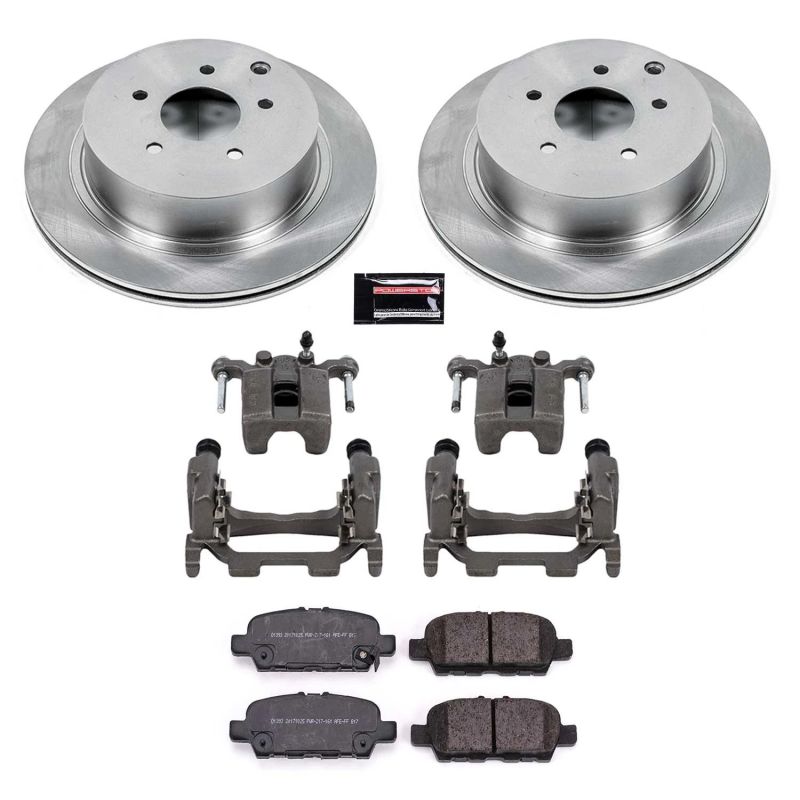 Power Stop 18-19 Infiniti Q50 Rear Autospecialty Brake Kit w/Calipers Brake Kits - OE PowerStop