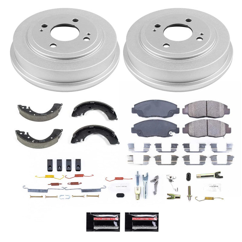 Power Stop 2000 Honda Civic Front & Rear Autospecialty Brake Kit Brake Kits - OE PowerStop