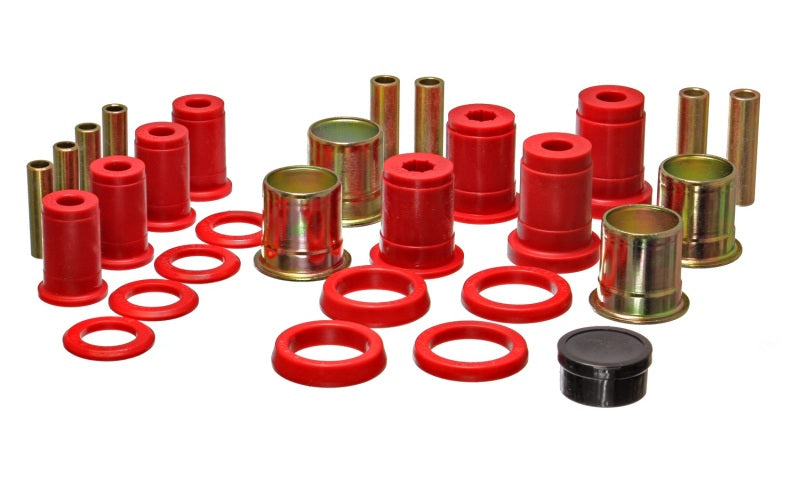 Energy Suspension 75 Chevy Monza/Vega Red Rear Control Arm Bushing Set Bushing Kits Energy Suspension